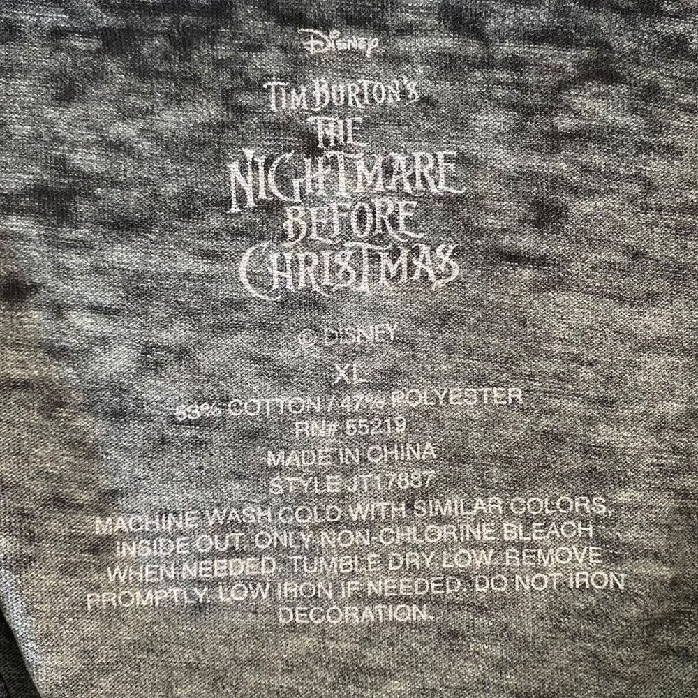 Disney The Nightmare Before Christmas T-Shirt Women's XL Short-Sleeve Tee New - Picture 9 of 11